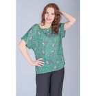 Блуза женская, размер 46, рост 170 см, цвет зелёный (арт. B1395-0869) - Фото 3