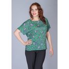 Блуза женская, размер 50, рост 170 см, цвет зелёный (арт. B1395-0869 С+) - Фото 2
