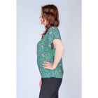 Блуза женская, размер 50, рост 170 см, цвет зелёный (арт. B1395-0869 С+) - Фото 4