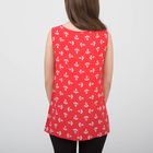 Блуза женская, размер 52, рост 170 см, цвет красный белый якорь (арт. Y1155-0230 С+) - Фото 3