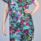 Платье женское, размер 54, рост 170 см, цвет цветной принт (арт. Y0270-0160 С+) - Фото 8