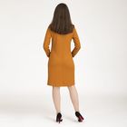 Платье женское, размер 52, рост 170 см, цвет жёлто-коричневый (арт. Y0219-0224 С+) - Фото 2