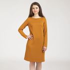 Платье женское, размер 42, рост 170 см, цвет жёлто-коричневый (арт. Y0219-0224) - Фото 1