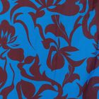 Юбка женская, размер 46, рост 170 см, цвет сине-коричневые цветы (арт. Y1161-0131) - Фото 6