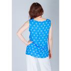 Блуза женская, размер 54, рост 170 см, цвет синий (арт. Y1156-0230 С+) - Фото 4