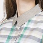 Блуза женская, размер 54, рост 170 см, цвет серо-зелёный (арт. Y1112-0171 С+) - Фото 4