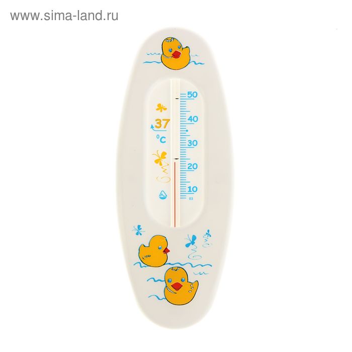 Термометр водный «Сувенир. В-1», цвет белый, рисунок «Утёнок» - Фото 1