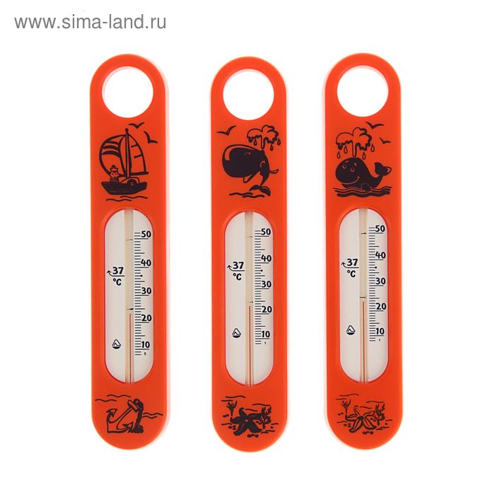 Термометр водный «Сувенир. В-2», цвет оранжевый - Фото 1