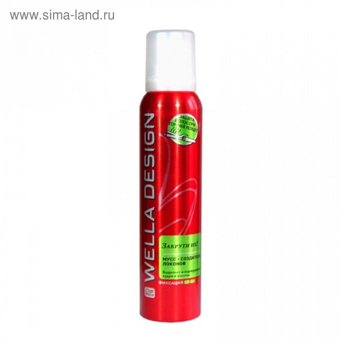 Мусс для укладки волос Wella Design "Создатель локонов", 200 мл - Фото 1