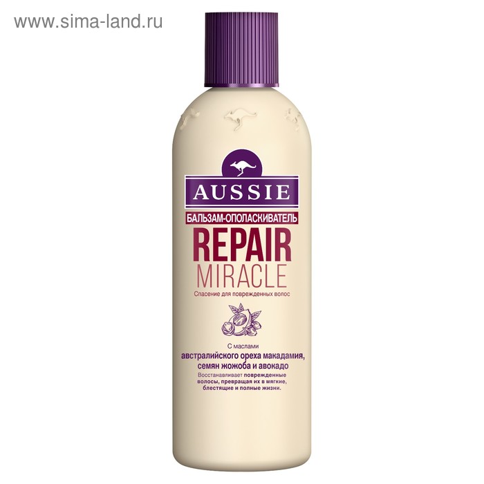 Бальзам-ополаскиватель Aussie Repair Miracle, 250 мл - Фото 1