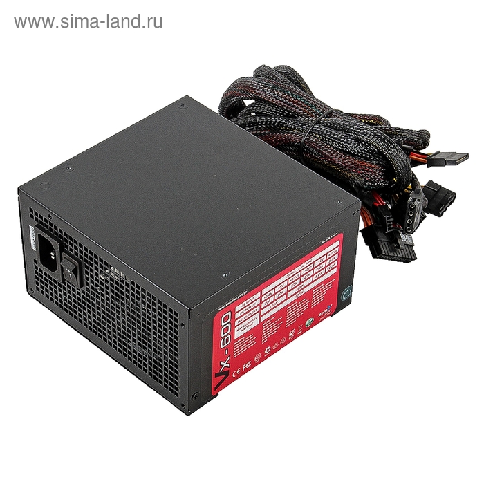 Блок питания Aerocool ATX 600W VX-600 - Фото 1