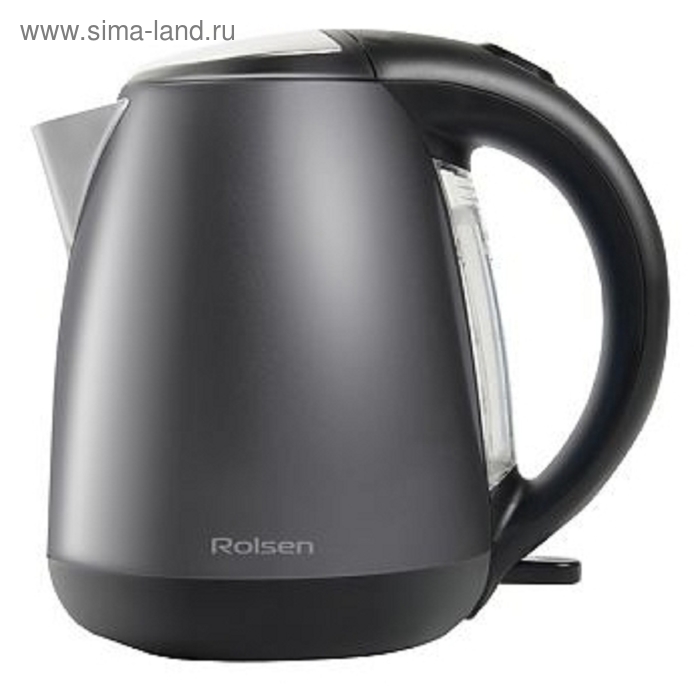 Чайник электрический Rolsen RK-2713M, металл, 1.7 л, 2200 Вт, серый - Фото 1