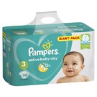 Подгузники Pampers Active Baby-Dry размер 3, 90 шт. - Фото 3