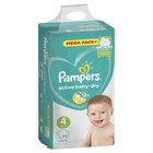 Подгузники Pampers Active Baby-Dry размер 4, 132 шт. - Фото 3