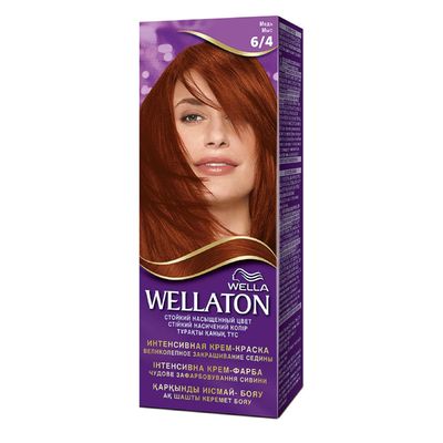 Крем-краска Wellaton "Медь 6/4", 60 мл