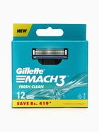 Сменные кассеты Gillette Mach 3, 12 шт - Фото 16