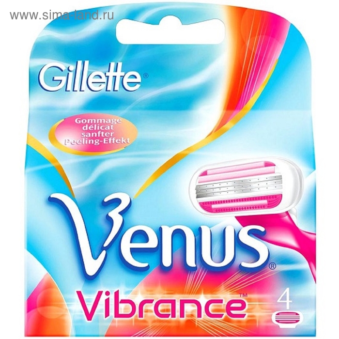 Сменные кассеты Venus Vibrance, 4 шт - Фото 1