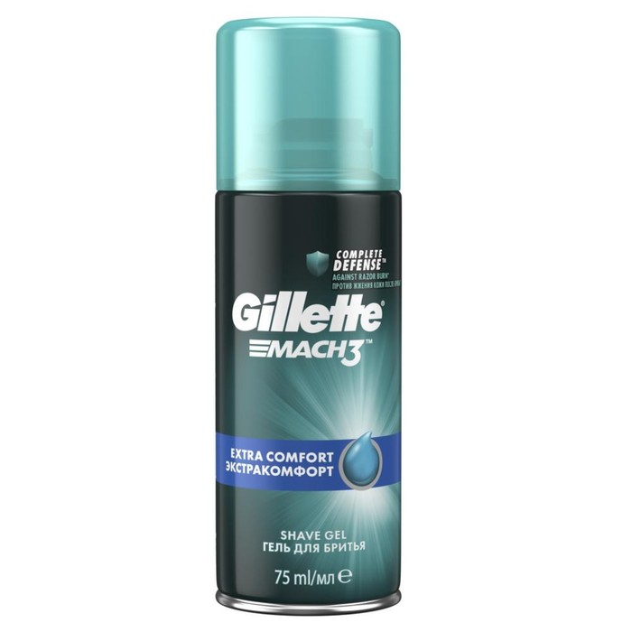 Гель для бритья Gillette Mach3 Extra Comfort «Экстракомфорт», 75 мл - Фото 1