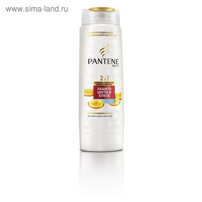 Шампунь для волос Pantene «Защита цвета и объём», 400 мл - Фото 1