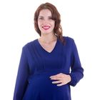 Платье для беременных, размер 46, рост 168 см, цвет синий (арт. 51373503) - Фото 6