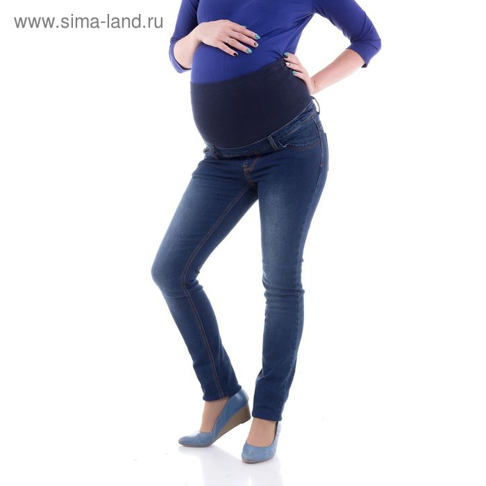 Джинсы для беременных, размер 48, рост 168 см, цвет синий (арт. 85000051) - Фото 1