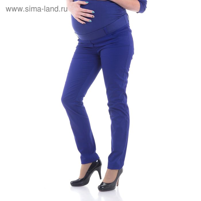 Брюки для беременных, размер 46, рост 168 см, цвет синий (арт. 100711623) - Фото 1