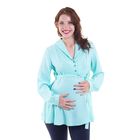 Блузка для беременных, размер 42, рост 168 см, цвет зелёный (арт. 31765444) - Фото 2