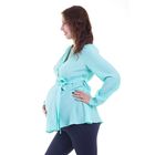 Блузка для беременных, размер 42, рост 168 см, цвет зелёный (арт. 31765444) - Фото 4