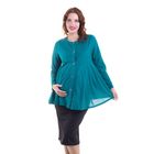 Блузка для беременных, размер 44, рост 168 см, цвет зелёный (арт. 40075484) - Фото 2
