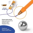 Набор шариковых ручек BIC. Orange Fine, 4 цвета, узел 0.8 мм, тонкое письмо, оранжевый корпус - Фото 4