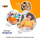 Набор шариковых ручек BIC. Orange Fine, 4 цвета, узел 0.8 мм, тонкое письмо, оранжевый корпус - Фото 5
