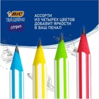 Набор карандашей чернографитных 4 штуки BIC "Evolution Stripes", HB, корпус с полосками - Фото 6