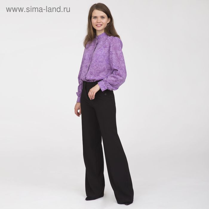 Блуза женская, размер 46, рост 170 см, цвет сиреневый (арт. Y1375-0183) - Фото 1
