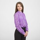 Блуза женская, размер 46, рост 170 см, цвет сиреневый (арт. Y1375-0183) - Фото 2