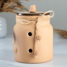 Банка для чеснока Борисовская керамика «Ретро», 1 л, 16×11.5 см, бежевый - Фото 2