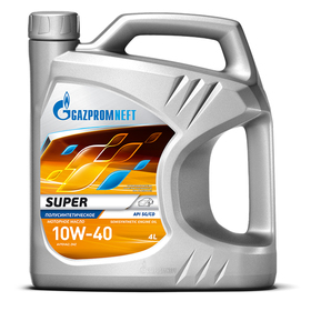 Масло моторное Gazpromneft Super 10W-40, 4 л