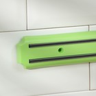 Держатель для ножей магнитный Доляна, 38 см, цвет зелёный - Фото 2