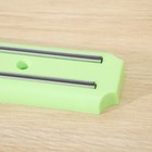 Держатель для ножей магнитный Доляна, 38 см, цвет зелёный - Фото 4