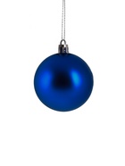 Ёлочные игрушки «Далия», шары новогодние, d=6 см, набор 24 шт., синий - фото 119313856