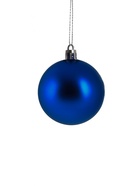 Ёлочные игрушки «Далия», шары новогодние, d=6 см, набор 24 шт., синий - Фото 5