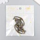 Ручка для шкатулки, металл, набор 2 шт., 5×3×0.5 см - Фото 4