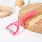 Овощечистка Доляна «Отражение», 15 см, цвет МИКС - фото 24514183