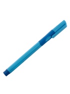 Ручка шариковая Calligrata, синий стержень, узел 0.7 мм, синий корпус с резиновым держателем - Фото 3