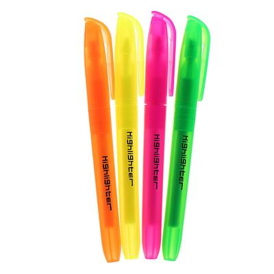 Набор маркеров-текстовыделителей Calligrata, 4 цвета, скошенный наконечник, узел 4 мм