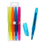 Набор маркеров-текстовыделителей Calligrata, 4 цвета, скошенный наконечник, узел 4 мм - Фото 5