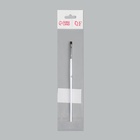 Кисть для дизайна и наращивания ногтей, прямая, плоская, 17.5×0.5 см, белая - Фото 3