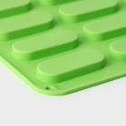 Форма для выпечки Доляна «Сладости.Эклер», силикон, 28×21×1 см, 12 ячеек (7.6×2.7×1 см), МИКС - Фото 4