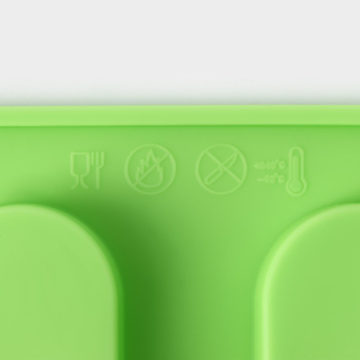 Форма для выпечки Доляна «Сладости.Эклер», силикон, 28×21×1 см, 12 ячеек (7,6×2,7×1 см), цвет МИКС