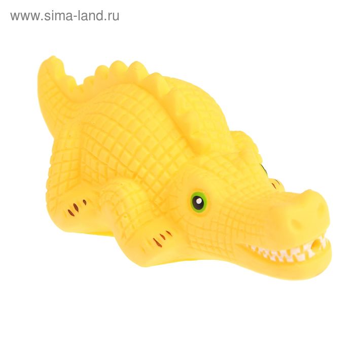 Резиновая игрушка «Крокодил Буль», МИКС - Фото 1