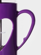 Заварочный чайник френч-пресс Доляна «Комплимент», 350 мл, стекло, фиолетовый - Фото 3